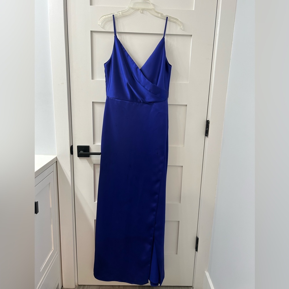 Amsale Kyle Dress, Cobalt, size 8